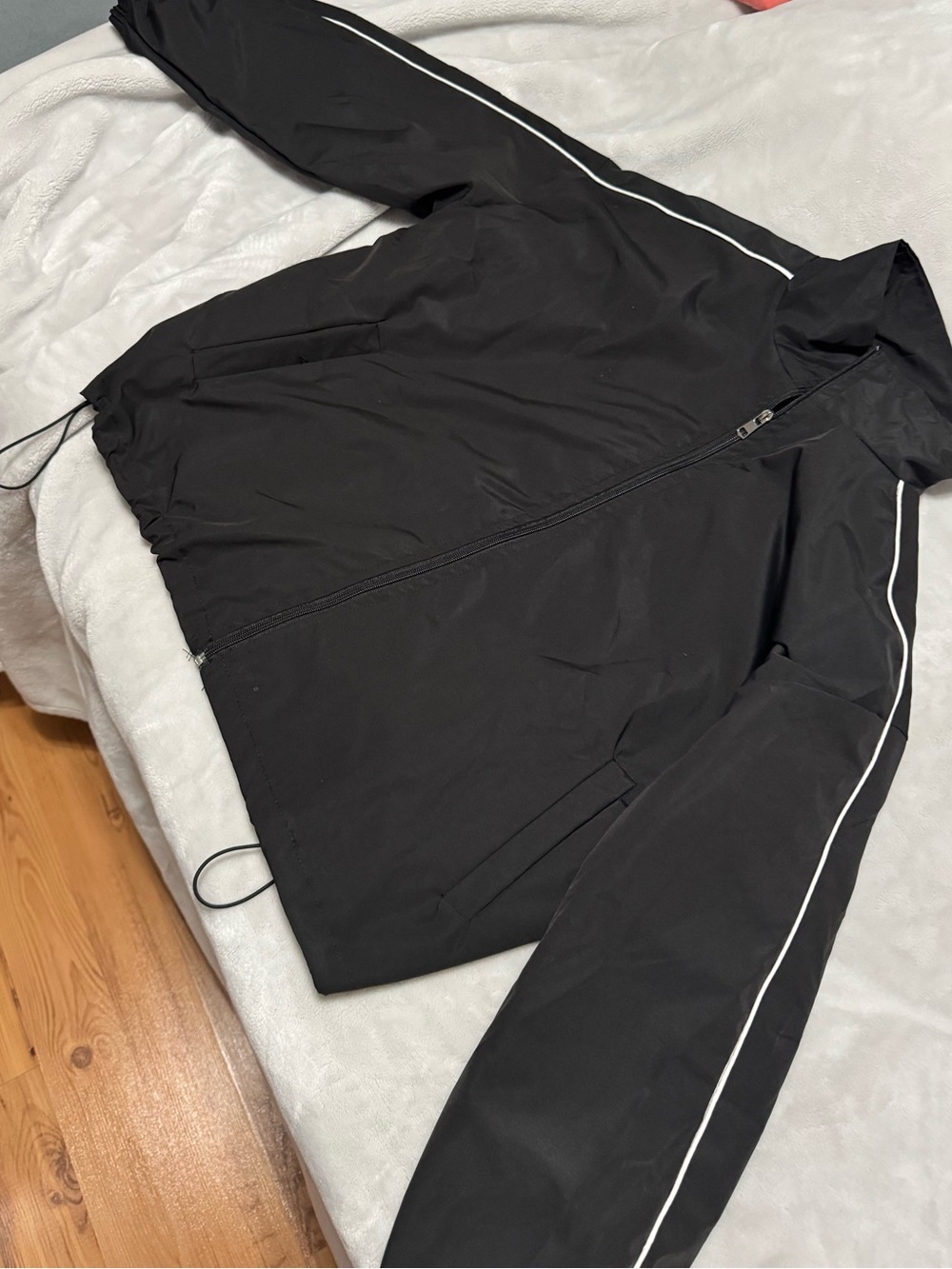 Full Zip Mock Neck Windbreaker